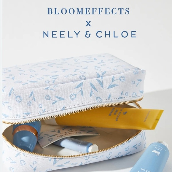 NEELY & CHLOE LIMITED EDITION MAKEUP AND/OR TOILETRIES BAG BY BLOOMEFFECTS •NWT• - Picture 3 of 3